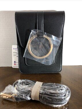 Brentano Crossbody In Black  8” x 5.5”